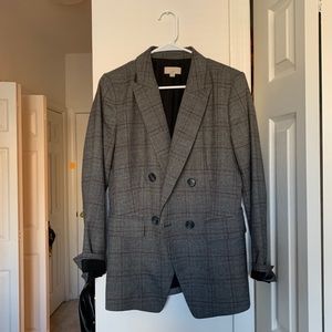 Sophisticated Plaid Blazer